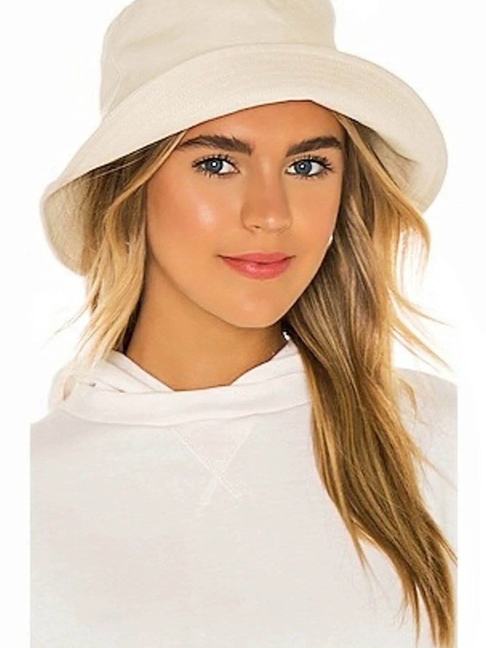 Lack of Color Wave Bucket Hat Cotton White Small